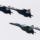 Imagen referencial de aviones caza de origen ruso.