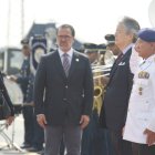 Guillermo Lasso previo a su viaje a la Cumbre de países sudamericanos en Brasilia.