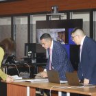 Diligencia. A la audiencia no compareció ni se conectó el sospechoso pero estuvieron sus abogados.