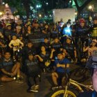 200 ciclistas del grupo urbano e invitados están prestos a festejar.