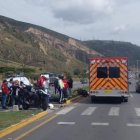Vía. En la Simón Bolívar, en el sector de La Pampa, se procedió a cerrar el carril desde las 15:00.