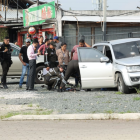El occiso se trasladada en un auto al momento del suceso.