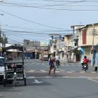 Ambiente en Yaguachi durante la tarde del viernes 2 de junio. Los lugareños sienten temor debido al asesinato de La Mole, sucedido en horas previas.