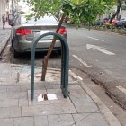 El tacho de basura desapareció en la esquina de Chimborazo y Sucre.