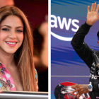 Shakira y Hamilton siguen avivan el fuego de los rumores sobre un posible romance.