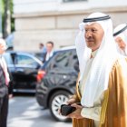 Reunión. El arribo de los ministros de Petróleo y Energía de la alianza OPEP+ a la cita en Viena.