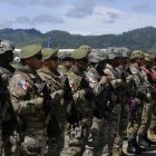 Campaña. Militares en Metetí durante lanzamiento del plan.