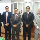 Eduardo Argudo, Leonel Fuentes, Raúl Álvarez, Pablo Beltrán y Byron Pérez.