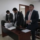 Diligencia. Defensores del caso de Fernando Alvarado durante una de las audiencias.