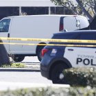 Fotografía de archivo de la escena de un tiroteo masivo en Estados Unidos.