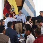 En la sesión. Se aprobó incluir que haya profesionales en salud mental para atender las emergencias.