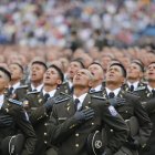 Ceremonia. Los nuevos uniformados se graduaron este 9 de junio de 2023.