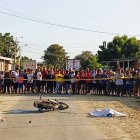 Marco González Orozco se movilizaba en esta motocicleta, cuando lo mataron.