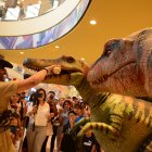 La exposición "Dinosaurios sueltos" causó sensación en el City Mall. La actividad duró 6 días.