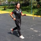 Glenda Morejón se entrena actualmente bajo la supervisión de Julio Chuqui. El 3 de junio alcanzó la marca mínima para París 2024.