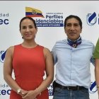 Precandidatos. Nory Pinela y Yaku Pérez, precandidatos.