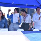 El binomio de la Revolución Ciudadana aceptó la candidatura ante el CNE.