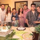 José María y Diana Baquerizo Guzmán, la cumpleañera, Leticia Baquerizo de Chancay, Cristhian Chancay, Santiago Guerra Baquerizo, Dennis y Santino Baquerizo.