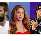 Shakira, Lewis Hamilton y Gerard Pique, ¿envueltos en un triángulo amoroso?