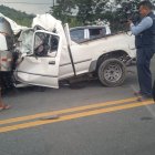 Hecho. Así quedaron los vehículos involucrados en el siniestro de tránsito.