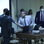 Diligencia. La semana pasada, la Fiscalía formuló cargos en contra de dos vocales del Consejo de la Judicatura por posible tráfico de influencias.