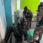 La fuerza pública encontró 18 televisores LED en las celdas de los prisioneros.