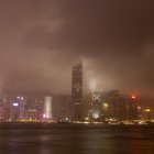 En la imagen de archivo, zona residencial y comercial en Hong Kong, China.