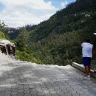 Situación. La magnitud del peligro que generó el desprendimiento de la mesa inquietó a los habitantes de Quito.