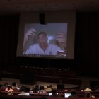 Comparecencia. El 14 de agosto de 2018, la autoridad moral de una viuda, Patricia Ochoa, logró lo imposible: sentar al expresidente prófugo en el banquillo ante la Asamblea.