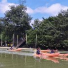 Por el Día Mundial del Refugiado hubo una competencia de integración en el Salado, el pasado 17 de junio.