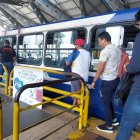 Hecho. Un paradero de la avenida Agustín Freire, en el norte, revela dónde circulaba la ruta alimentadora Alborada.