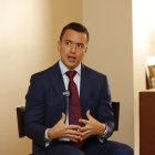 Daniel Noboa Azín, candidato a la Presidencia de la República.