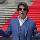 Tom Cruise durante el estreno del filme en la capital italiana.