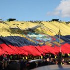 Hinchada ecuatoriana siempre desplegaba una bandera gigante cuando la tricolor jugaba sus partidos de local.