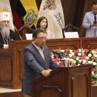 Saquicela asumió la presidencia de la Asamblea Nacional tras la destitución de Guadalupe Llori.