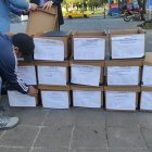 Las cajas membretadas del concurso fueron trasladadas a la Fiscalía.