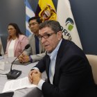 Conversatorio.- Un grupo de expertos analizaron la situación del anunciada llegada del fenómeno de El Niño.