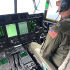 Fotografía cedida por la Guardia Costera de EE.UU. que muestra el sitio durante la búsqueda en curso del sumergible Titán, el 21 de junio de 2023.