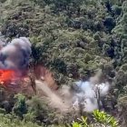 Imagen tomado de un vídeo compartido por Salvador Quishpe con el que sustenta su denuncia.