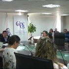 Solo Alembert Vera, Augusto Verduga y Johanna Verdezoto asistieron a la audiencia.