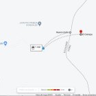 El Ministerio de Defensa compartió una imagen de ubicación en el mapa del sector donde se produjeron las explosiones en la zona fronteriza con Perú.