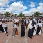 Imbabura. Vistiendo sus trajes locales, cientos festejaron el Inti Raymi.