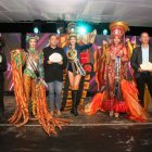 Trajes ganadores de primer, segundo y tercer lugar.