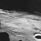 Lugar de alunizaje del módulo de exploración lunar "Eagle" en el denominado "Mar de la Tranquilidad" durante la misión espacial de Estados Unidos "Apolo XI", en la que por primera vez el ser humano ha pisado la superficie de la Luna.
