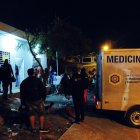 La Policía llegó a dar trámite a los crímenes en Santa Elena.