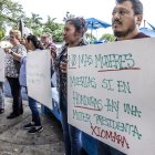 Activistas protestan por la muerte de mujeres en Honduras
