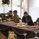 Capacitación. Delegados del Ministerio de Defensa participan en las capacitaciones que impulsa Eurofront.