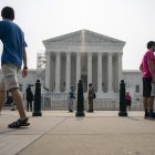 Vista exterior del Tribunal Supremo de EE.UU., este 29 de junio de 2023, en Washington.