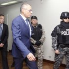 Diligencia. El exvicepresidente Jorge Glas durante una de las asistencias a la Corte Nacional de Justicia.