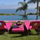 Fotografía del exterior de la Casa de los Sueños de la muñeca Barbie, el 1 de julio de 2023, en Los Ángeles (Estados Unidos).